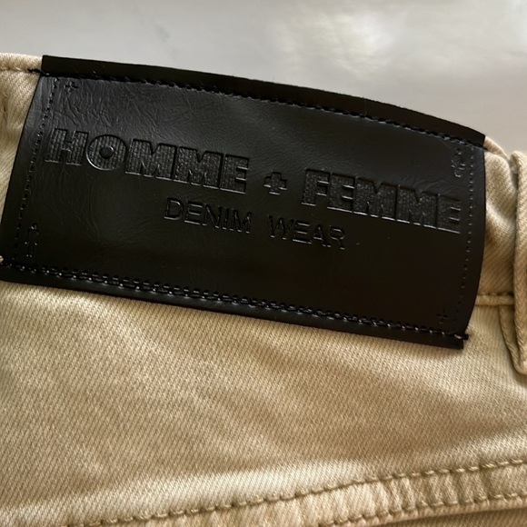 Homme + Femme Unisex Denim Wear Embroidered Shorts NWT Size 28 - Picture 13 of 16